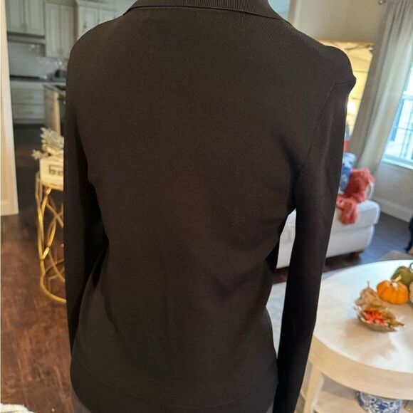 Cable and Gauge Black Asymmetrical Zip Jacket - Picture 4 of 5